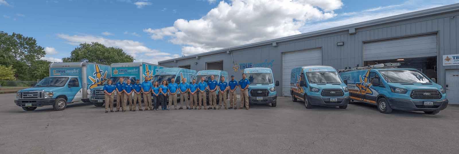 The True Comfort family team in Des Moines, Iowa