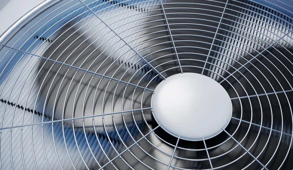 CloseupviewonHVACunitsheating ventilationandairconditioning.3Drenderedillustration.stockphoto 1